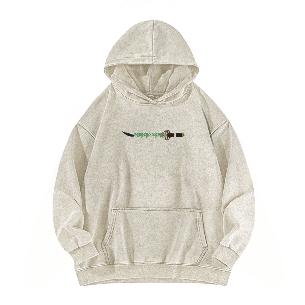 Zoro Vintage Washed Hoodie
