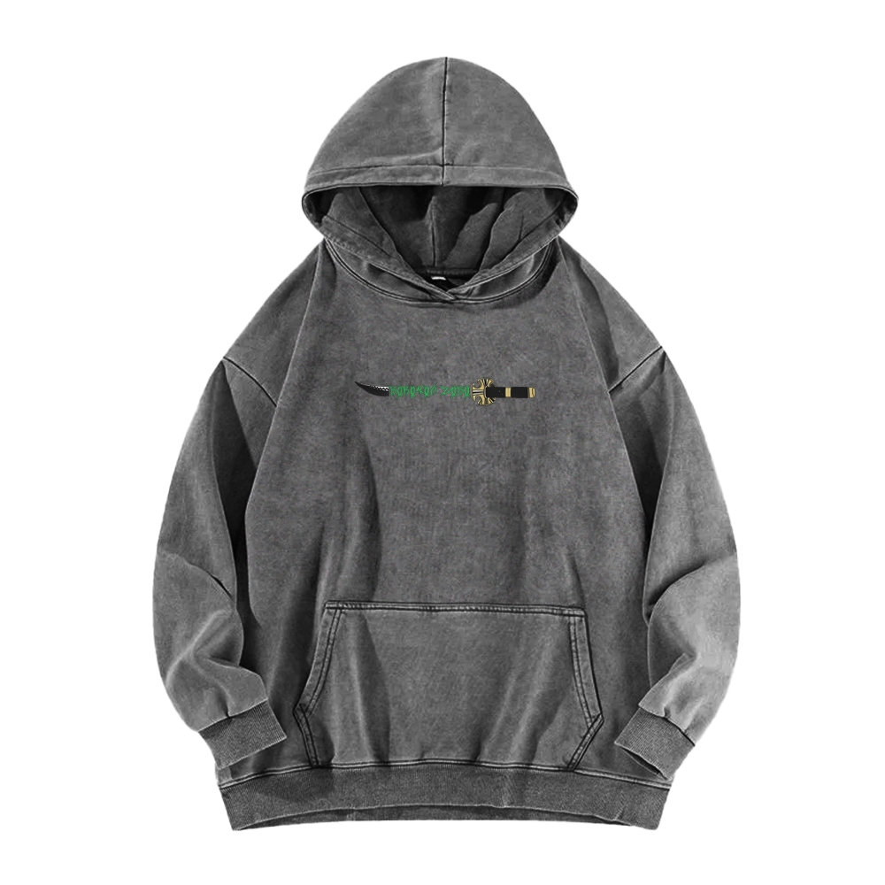 Zoro Vintage Washed Hoodie