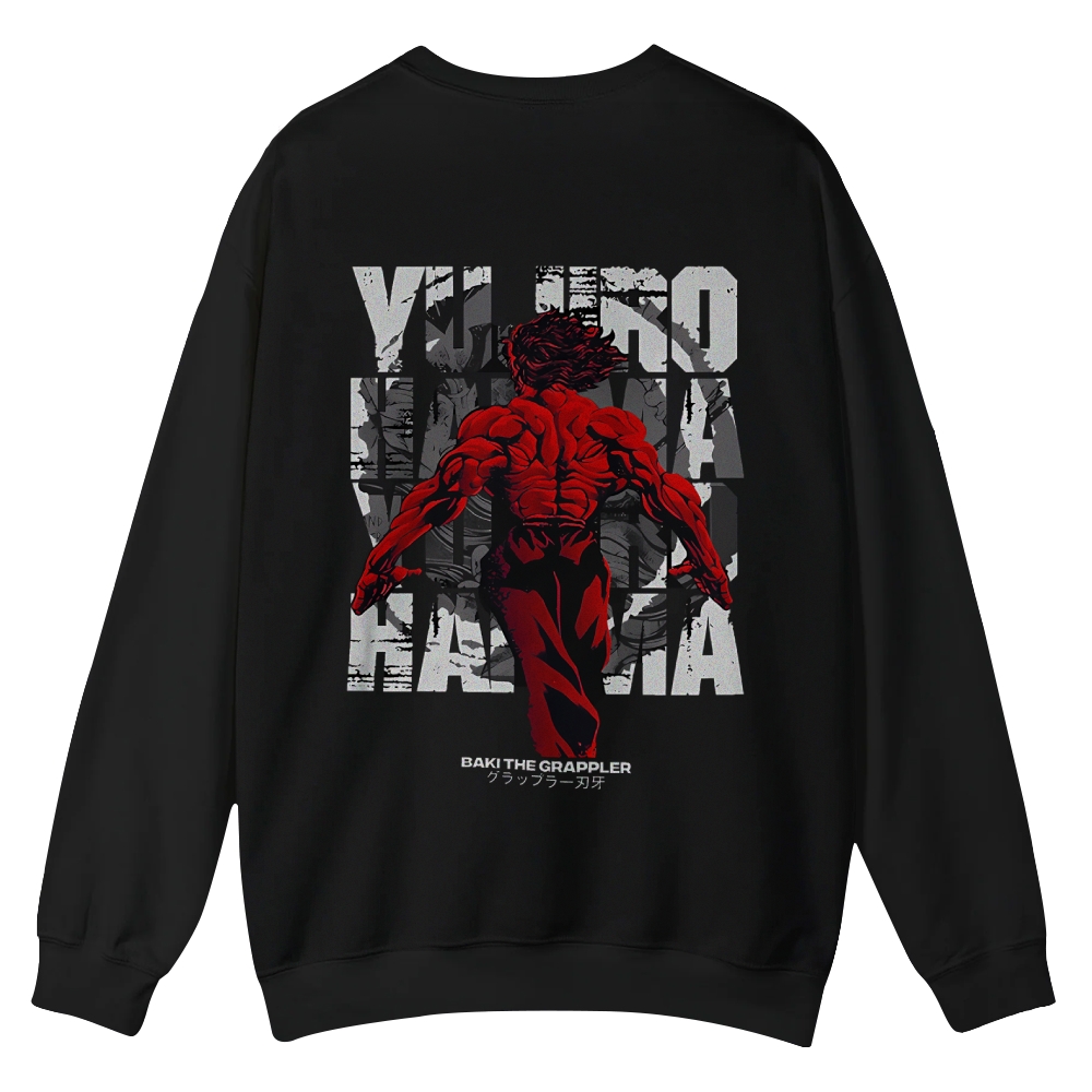 Yujiro Hanma Baki The Grappler Casual Crewneck Sweatshirt