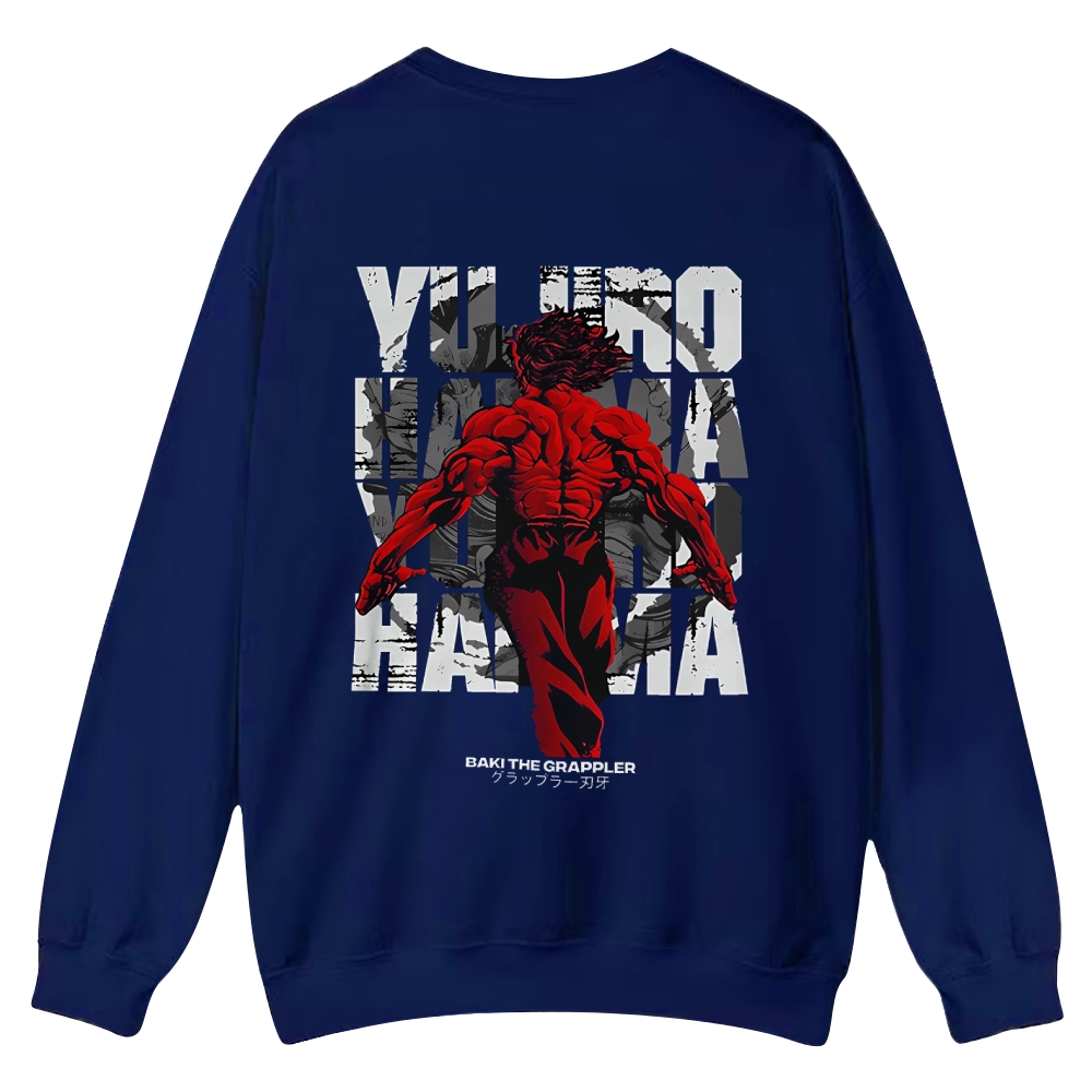 Yujiro Hanma Baki The Grappler Casual Crewneck Sweatshirt