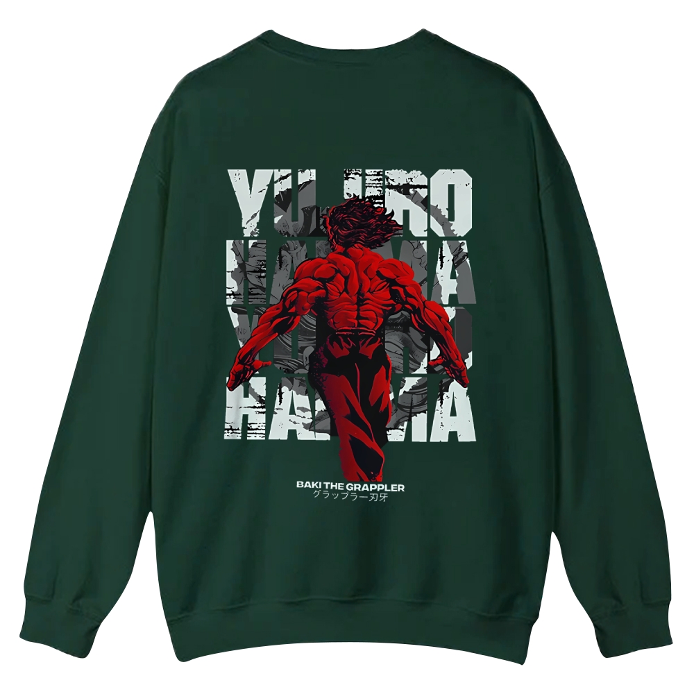 Yujiro Hanma Baki The Grappler Casual Crewneck Sweatshirt