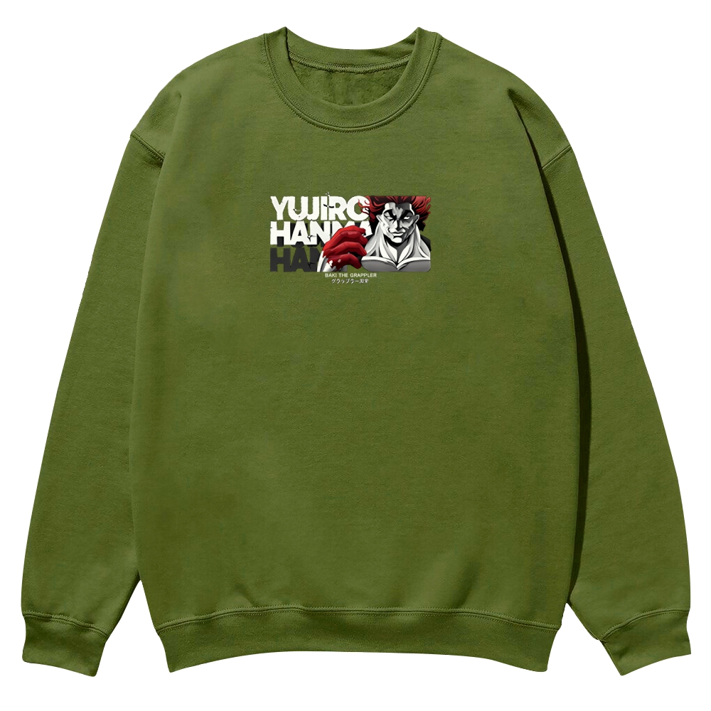 Yujiro Hanma Baki The Grappler Casual Crewneck Sweatshirt