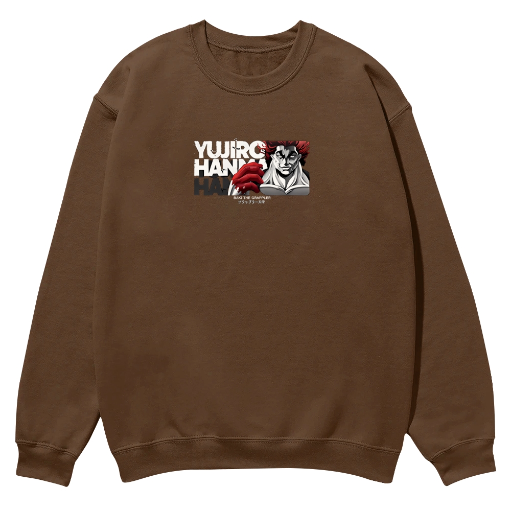 Yujiro Hanma Baki The Grappler Casual Crewneck Sweatshirt
