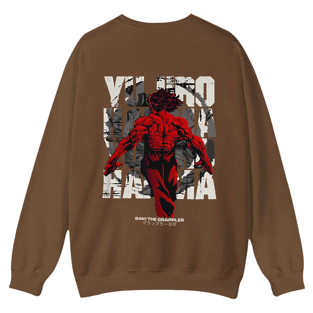 Yujiro Hanma Baki The Grappler Casual Crewneck Sweatshirt