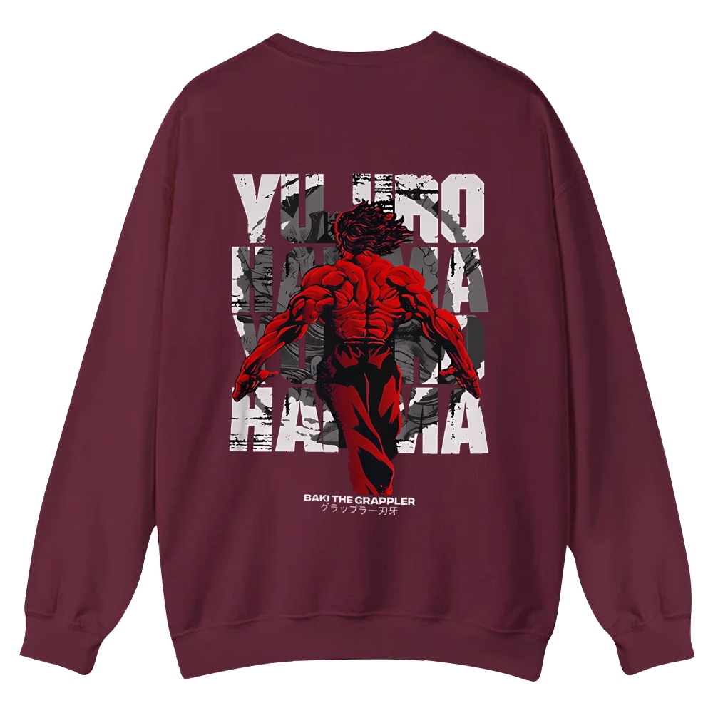 Yujiro Hanma Baki The Grappler Casual Crewneck Sweatshirt