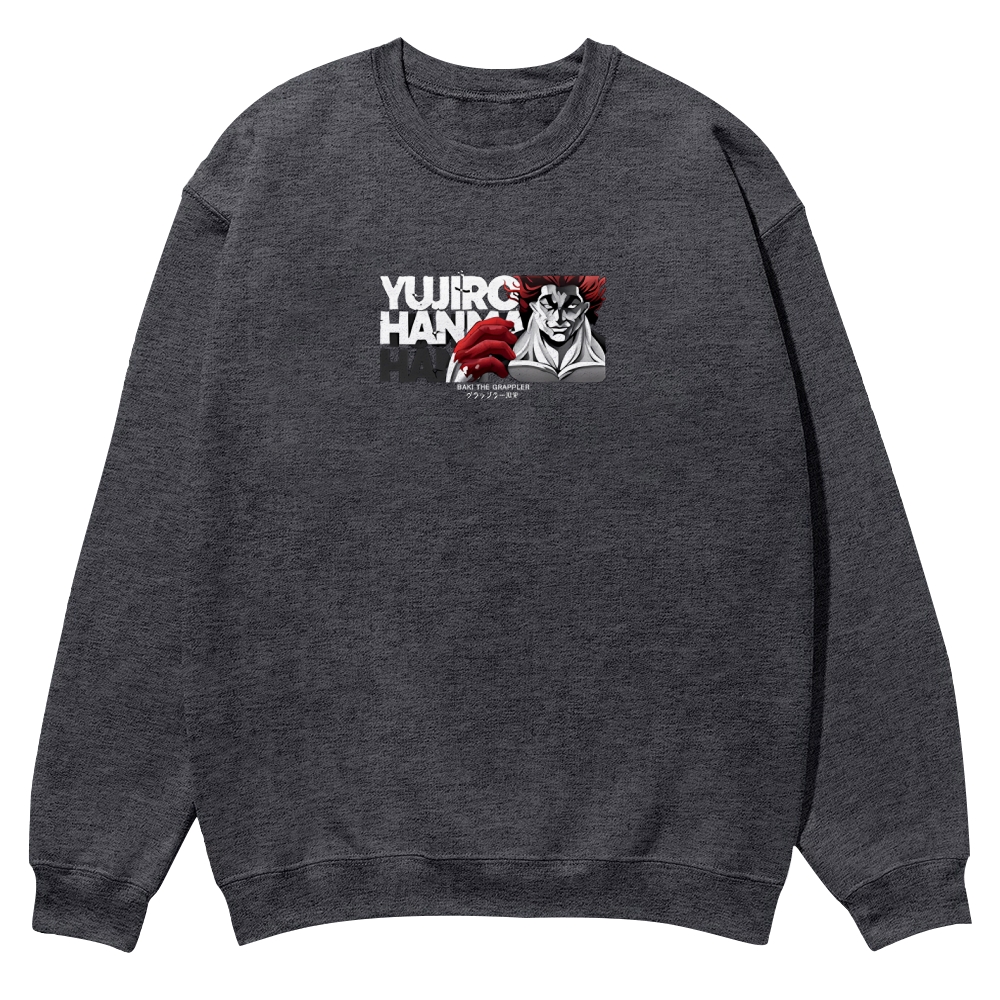 Yujiro Hanma Baki The Grappler Casual Crewneck Sweatshirt
