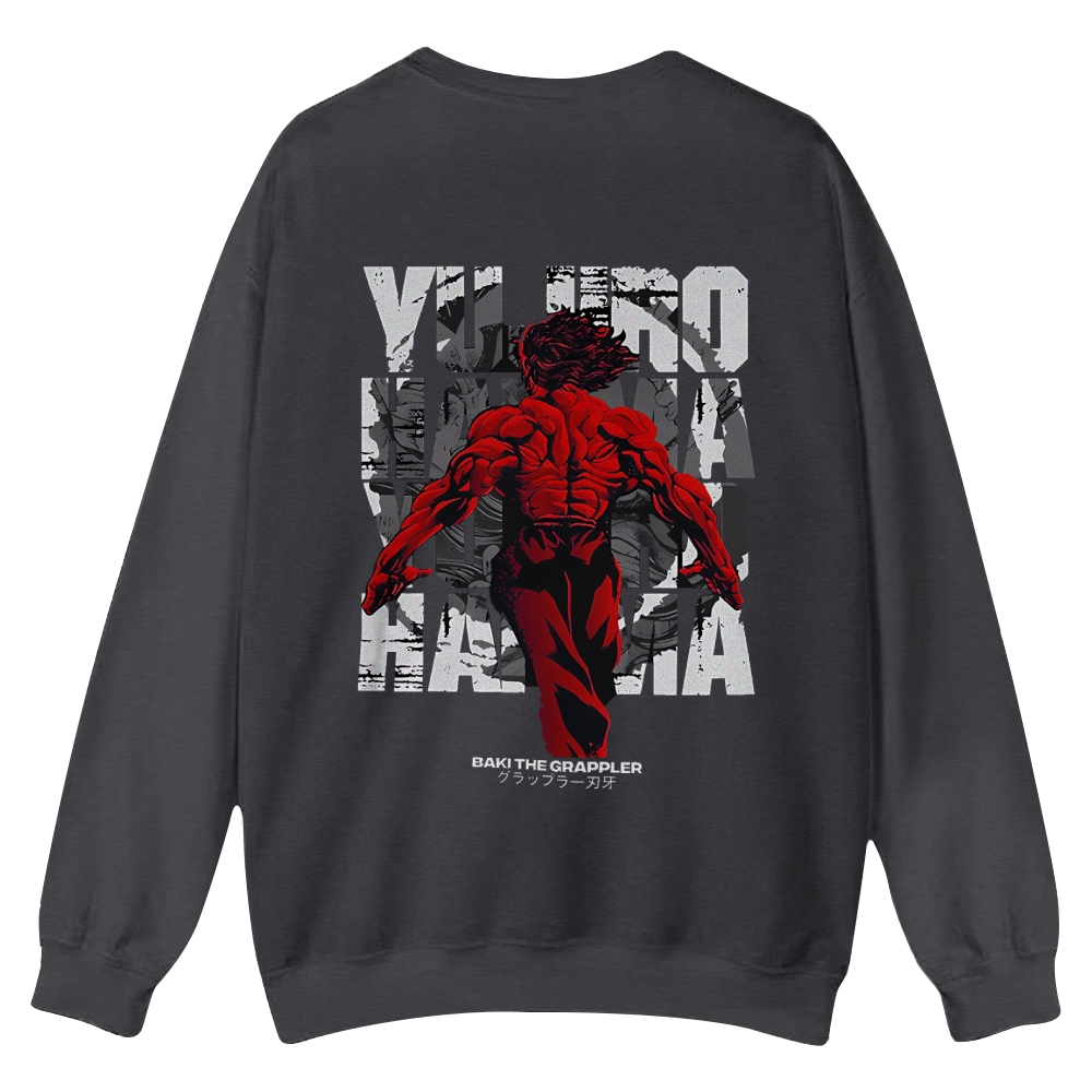Yujiro Hanma Baki The Grappler Casual Crewneck Sweatshirt