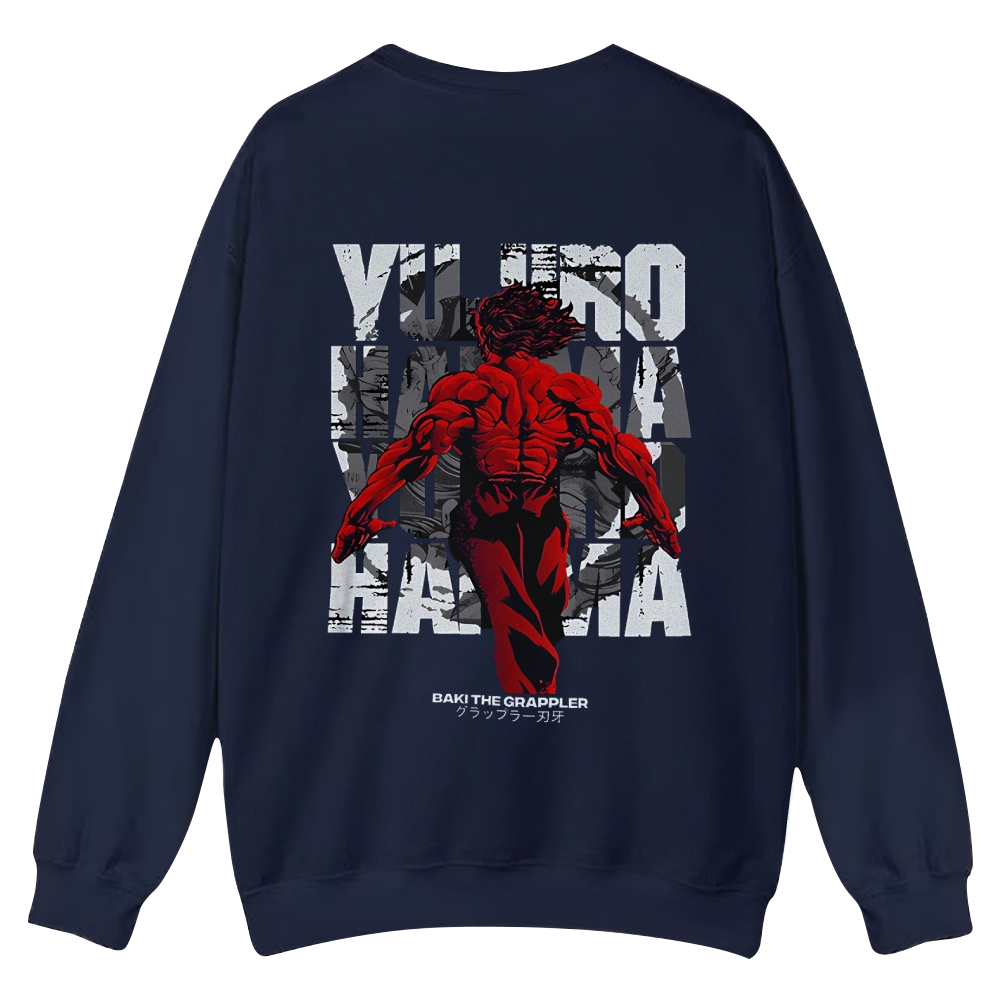 Yujiro Hanma Baki The Grappler Casual Crewneck Sweatshirt