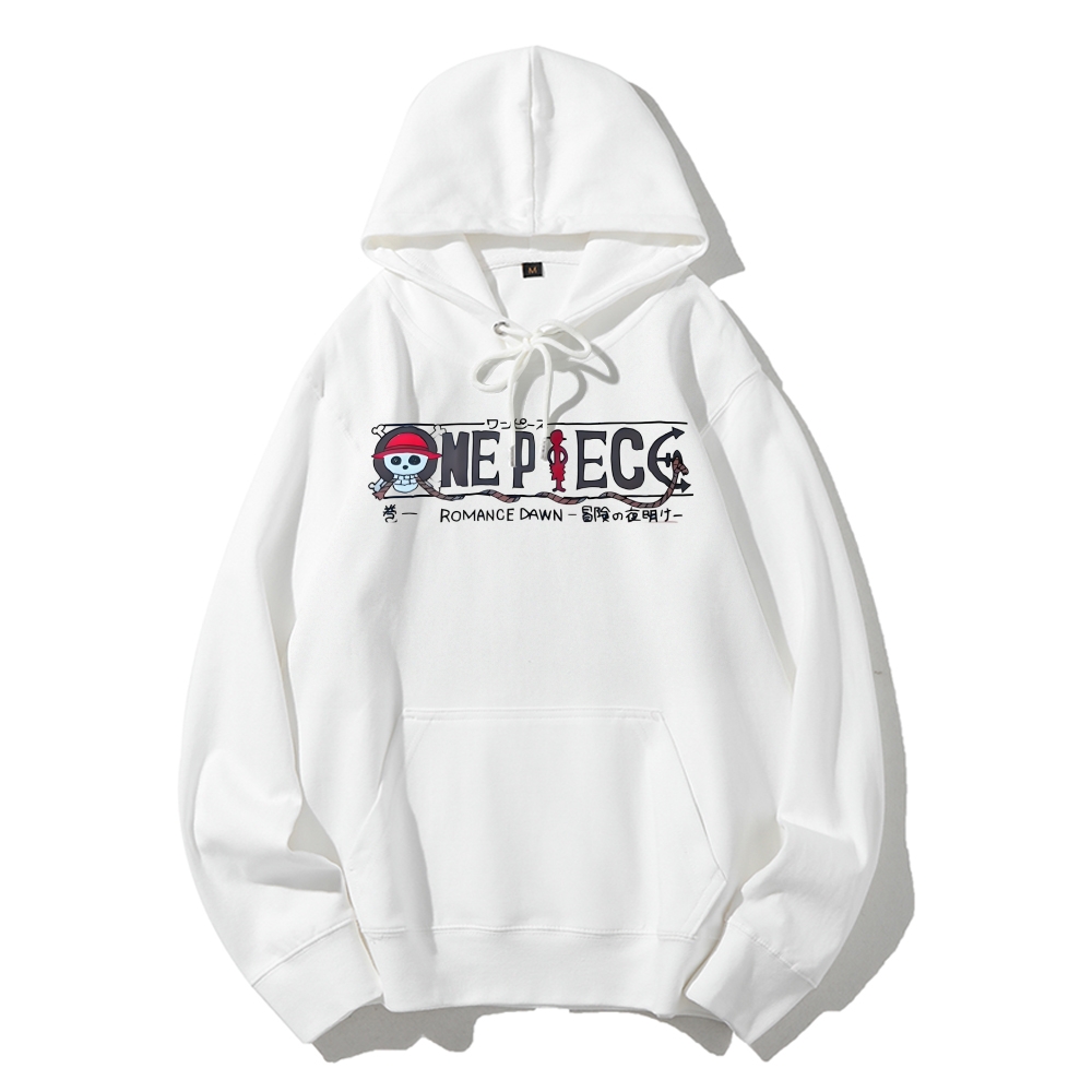 Unisex pure cotton hoodid sweatshirt Luffy