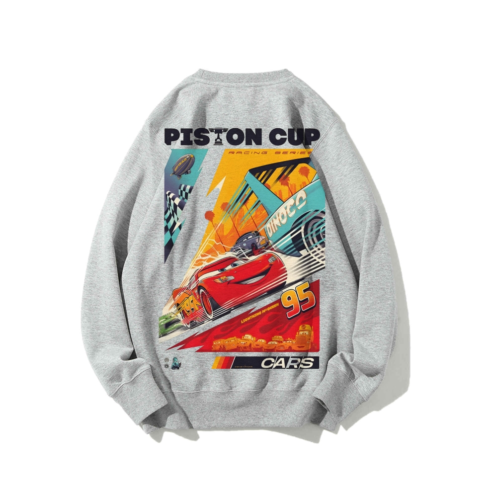 Casual Crewneck Sweatshirt|Crazy Racing McQueen
