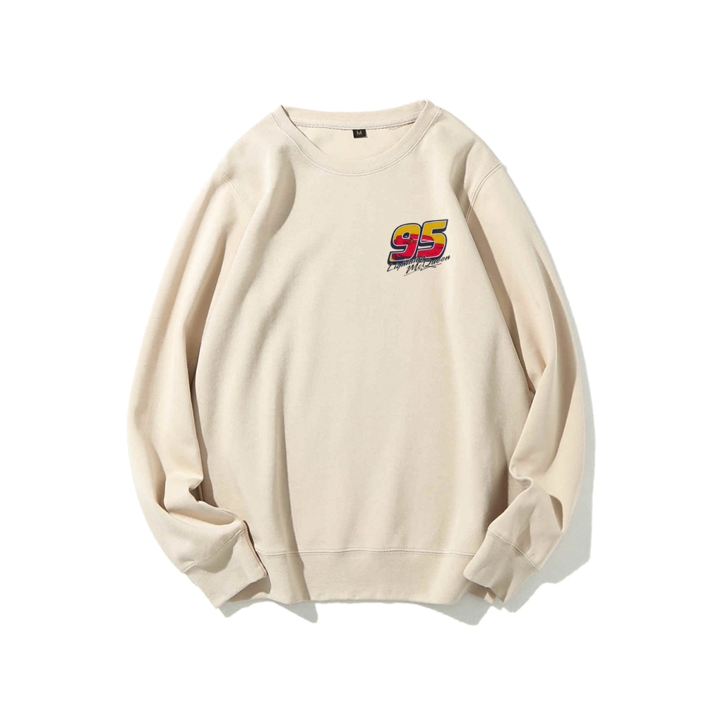 Casual Crewneck Sweatshirt|Crazy Racing McQueen