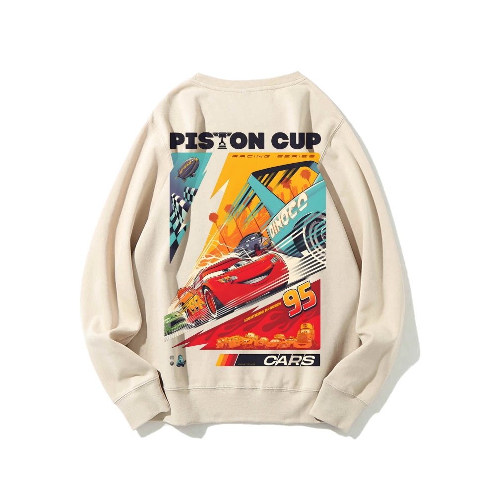 Casual Crewneck Sweatshirt|Crazy Racing McQueen