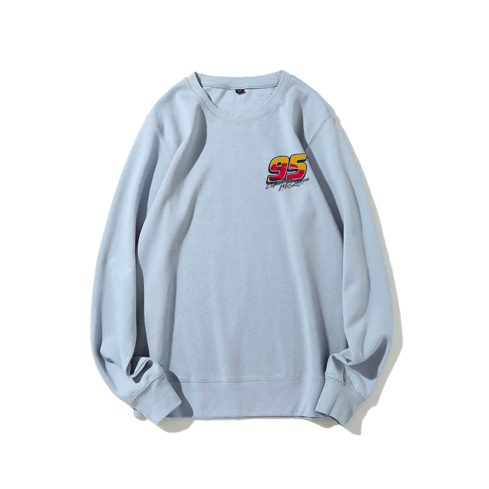 Casual Crewneck Sweatshirt|Crazy Racing McQueen