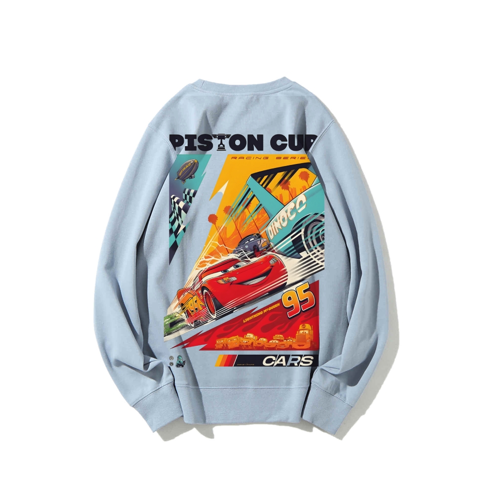 Casual Crewneck Sweatshirt|Crazy Racing McQueen
