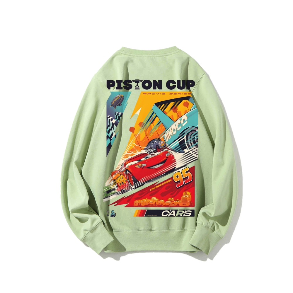 Casual Crewneck Sweatshirt|Crazy Racing McQueen
