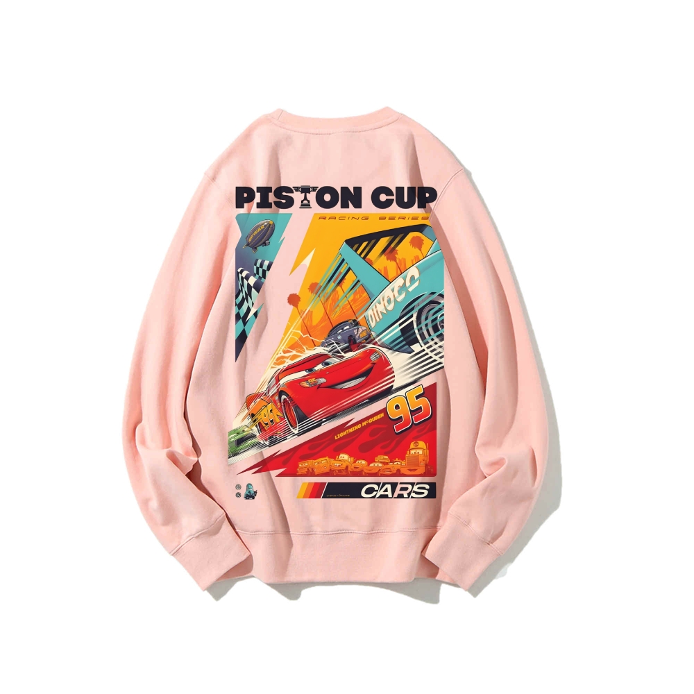 Casual Crewneck Sweatshirt|Crazy Racing McQueen