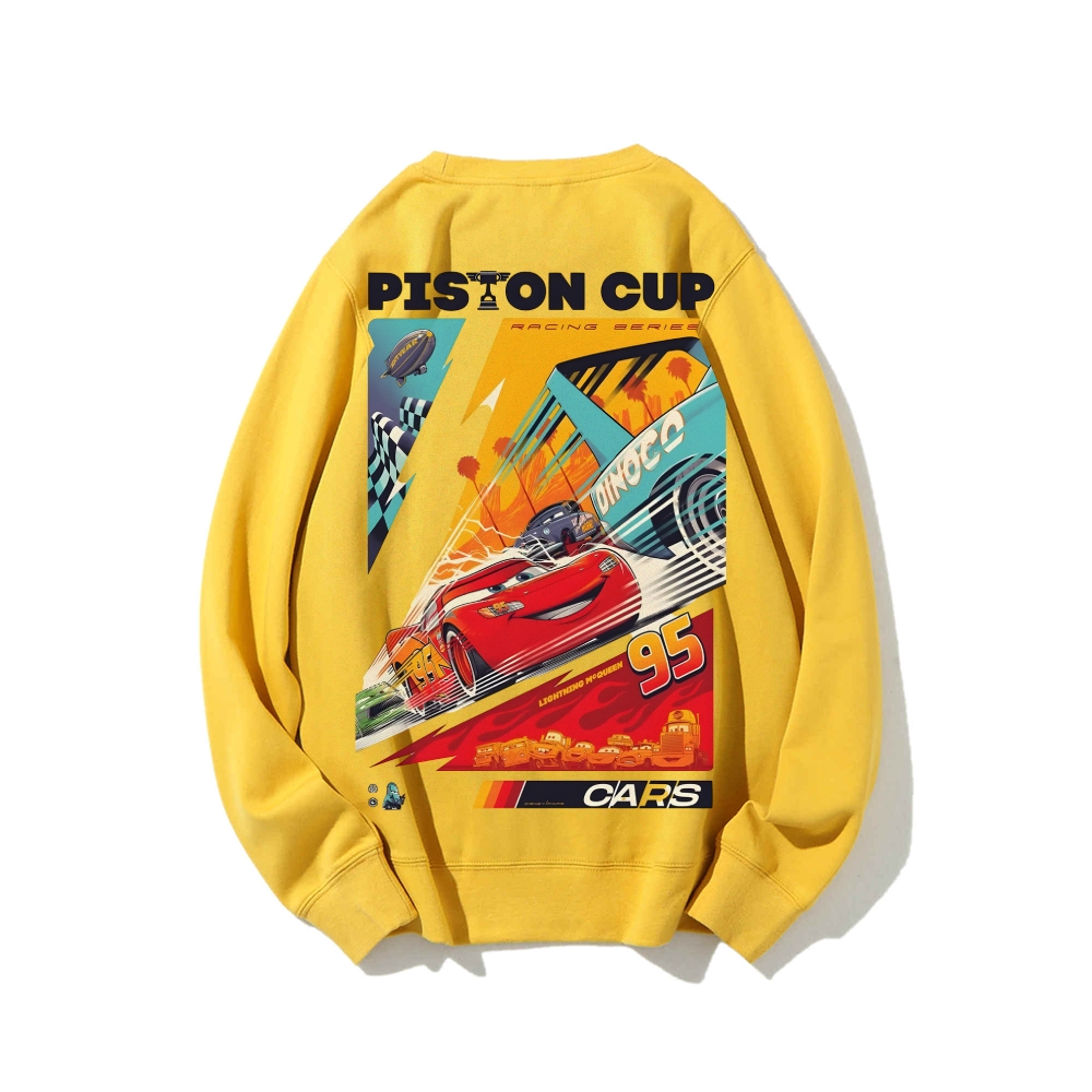 Casual Crewneck Sweatshirt|Crazy Racing McQueen