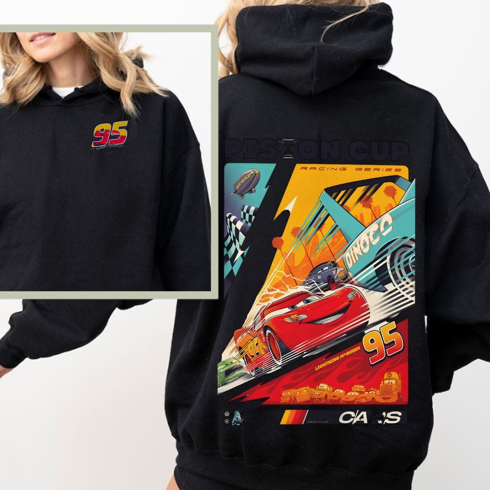 Crazy Racing McQueen Cotton Unisex  Anime Hoodie