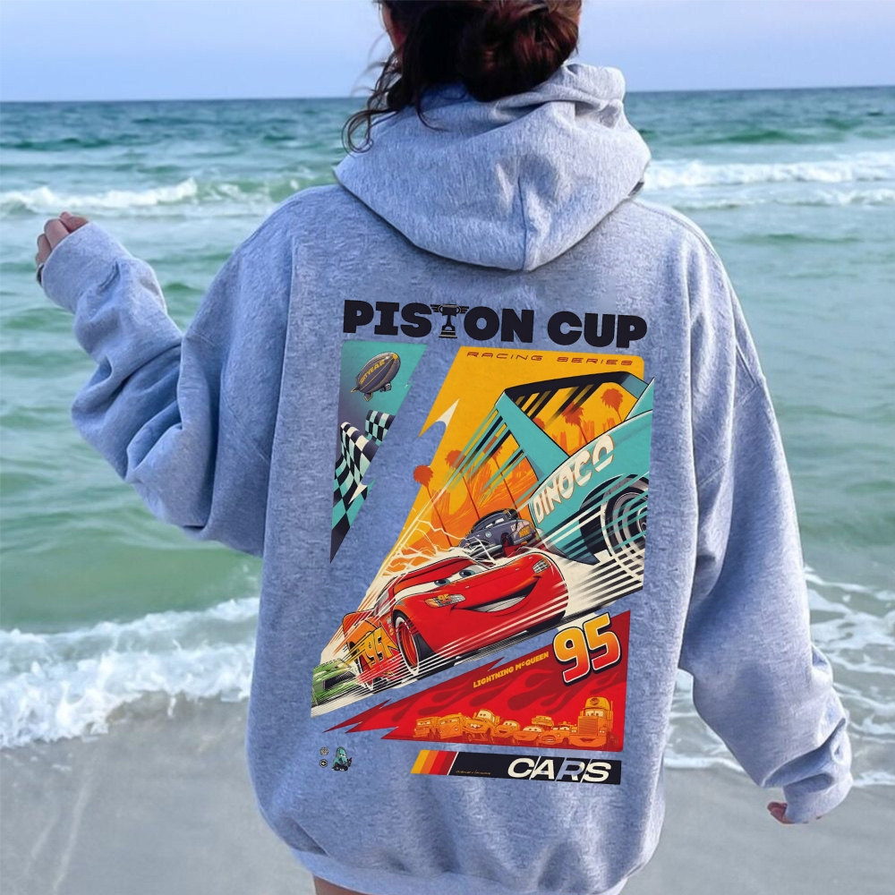 Crazy Racing McQueen Cotton Unisex  Anime Hoodie