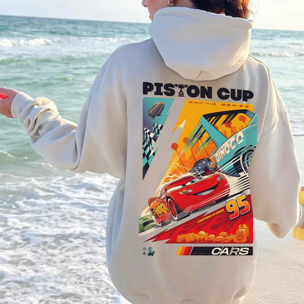 Crazy Racing McQueen Cotton Unisex  Anime Hoodie