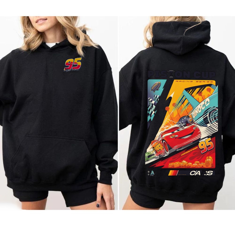 Crazy Racing McQueen Cotton Unisex  Anime Hoodie