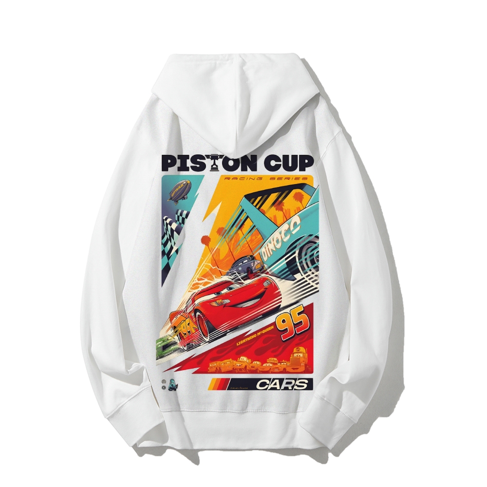 Crazy Racing McQueen Cotton Unisex  Anime Hoodie
