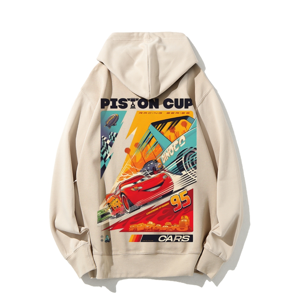 Crazy Racing McQueen Cotton Unisex  Anime Hoodie