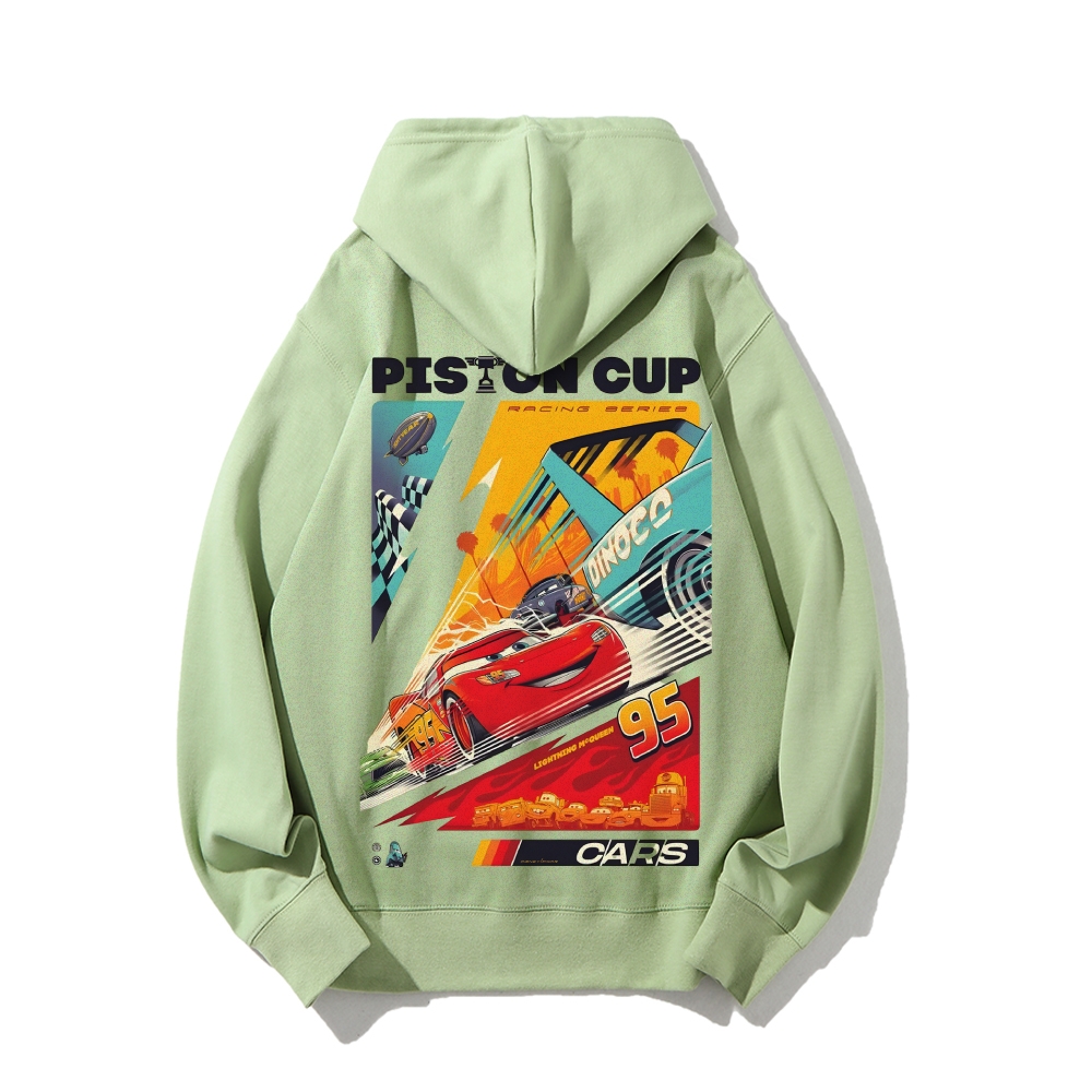 Crazy Racing McQueen Cotton Unisex  Anime Hoodie