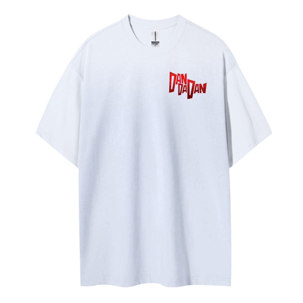 DANDADAN Cotton Unisex Round Neck Anime T-shirt