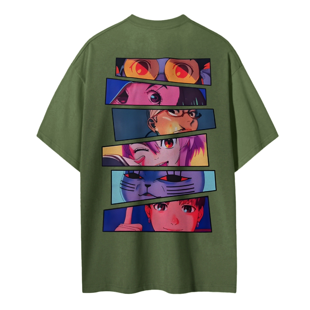 DANDADAN Cotton Unisex Round Neck Anime T-shirt