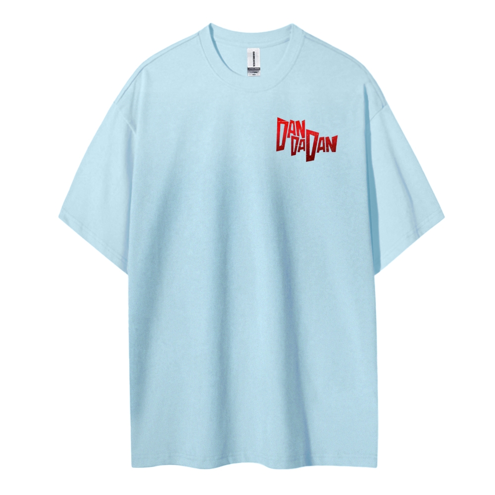 DANDADAN Cotton Unisex Round Neck Anime T-shirt