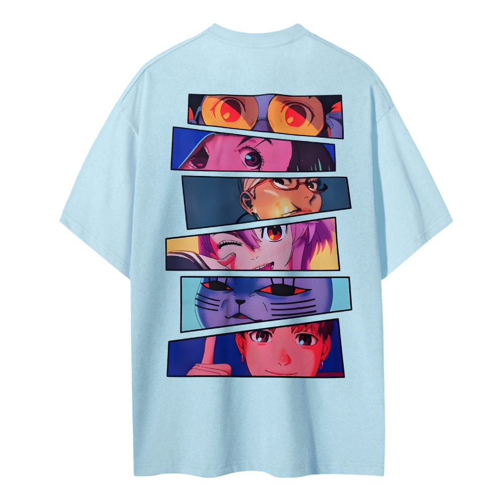 DANDADAN Cotton Unisex Round Neck Anime T-shirt