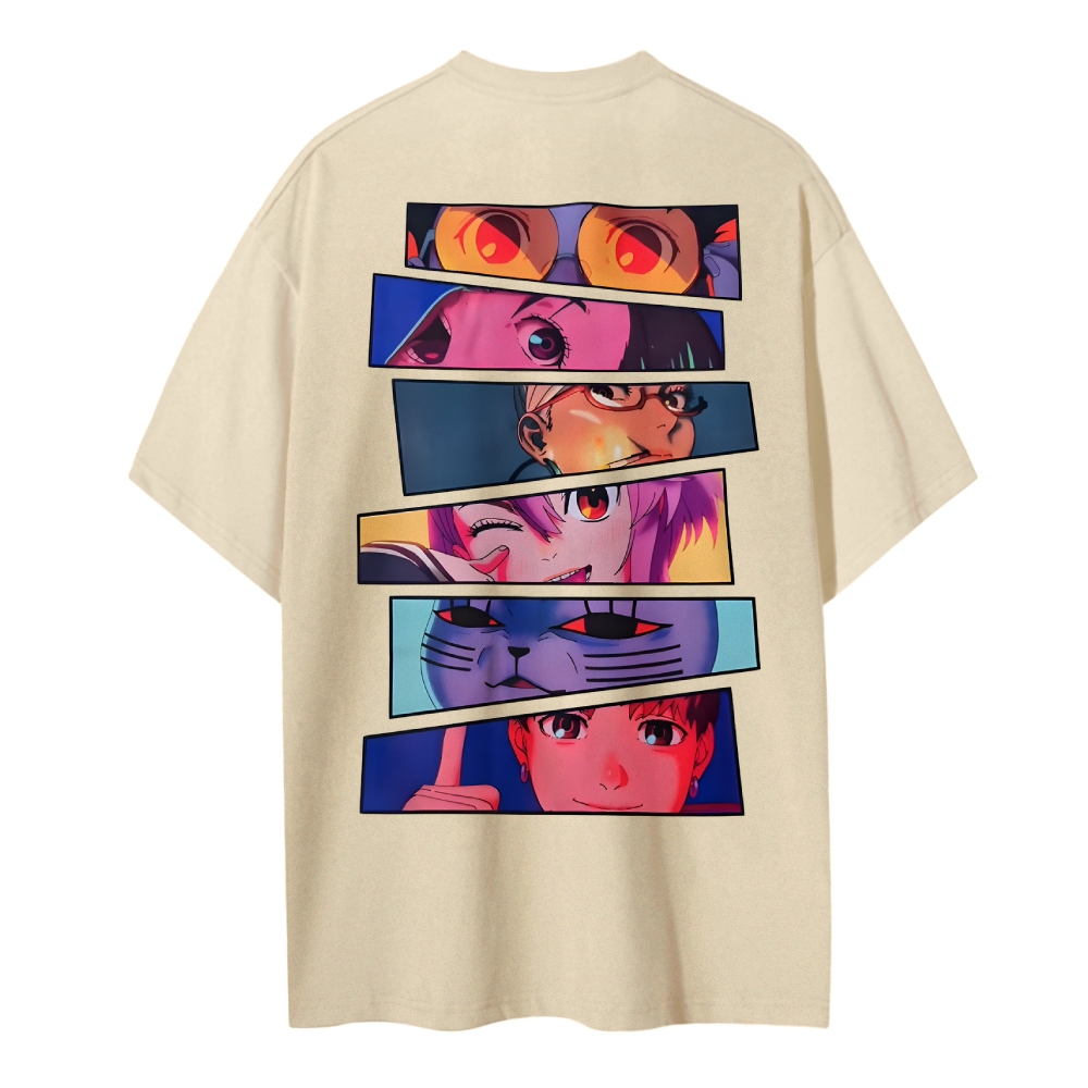 DANDADAN Cotton Unisex Round Neck Anime T-shirt