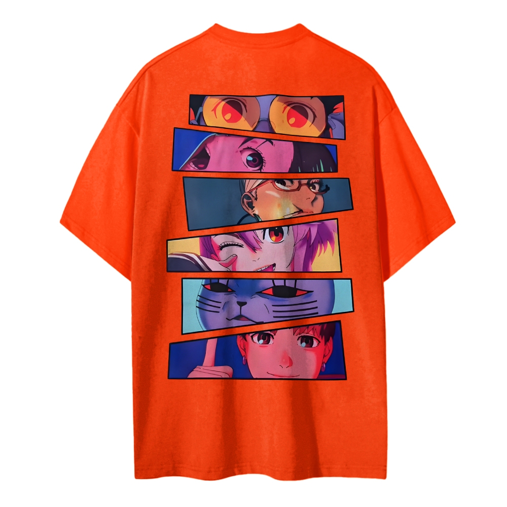 DANDADAN Cotton Unisex Round Neck Anime T-shirt