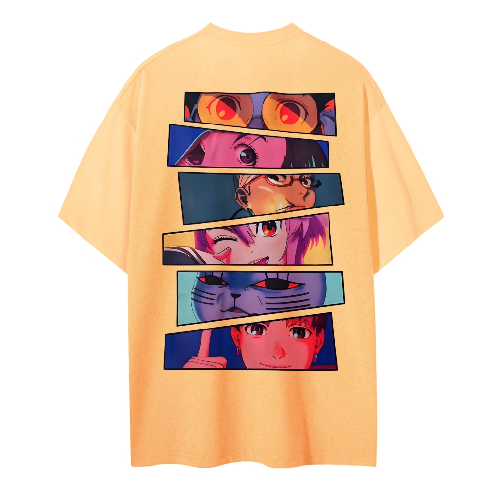 DANDADAN Cotton Unisex Round Neck Anime T-shirt