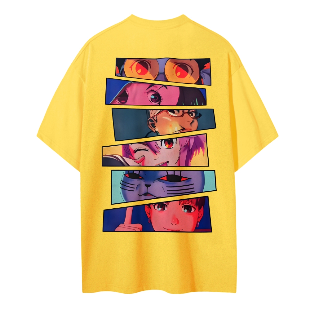 DANDADAN Cotton Unisex Round Neck Anime T-shirt