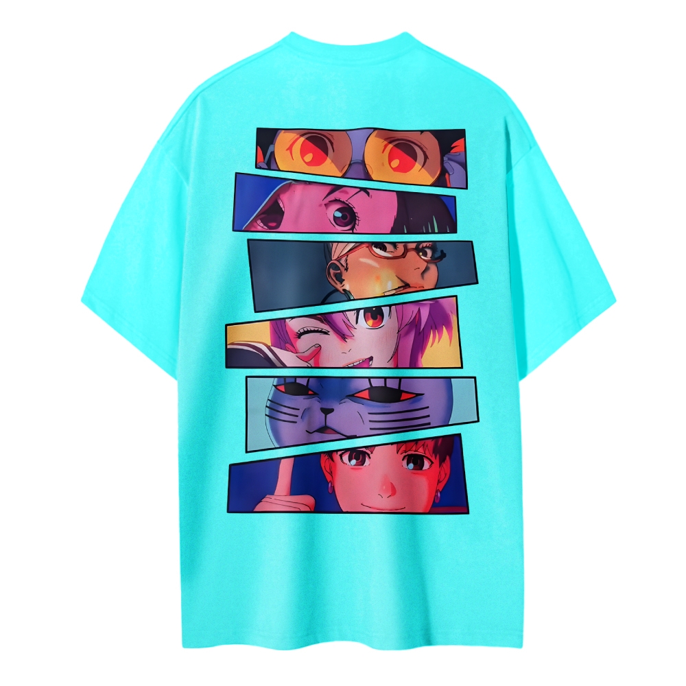 DANDADAN Cotton Unisex Round Neck Anime T-shirt