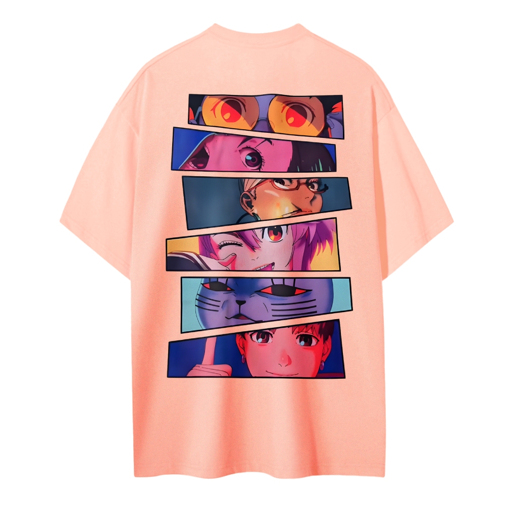 DANDADAN Cotton Unisex Round Neck Anime T-shirt
