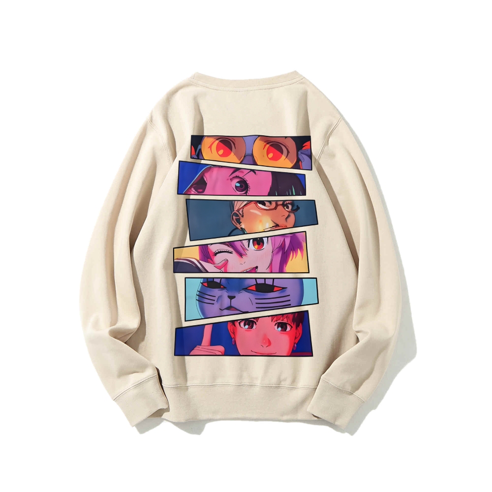 DANDADAN Casual Crewneck Sweatshirt
