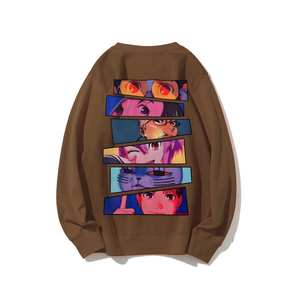 DANDADAN Casual Crewneck Sweatshirt