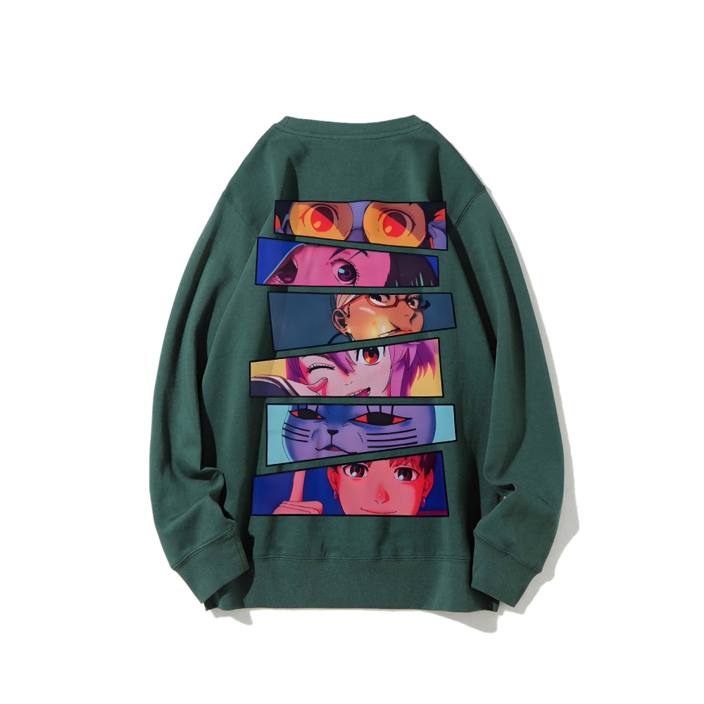 DANDADAN Casual Crewneck Sweatshirt