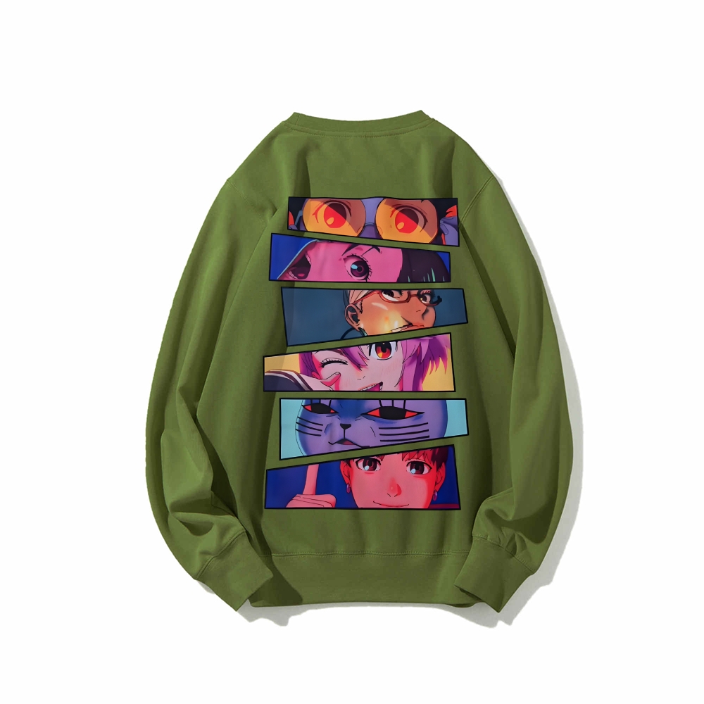 DANDADAN Casual Crewneck Sweatshirt