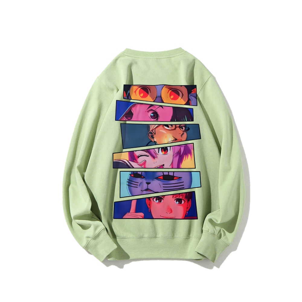DANDADAN Casual Crewneck Sweatshirt