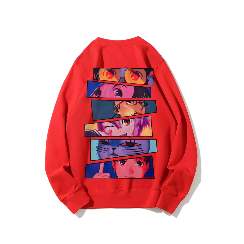 DANDADAN Casual Crewneck Sweatshirt