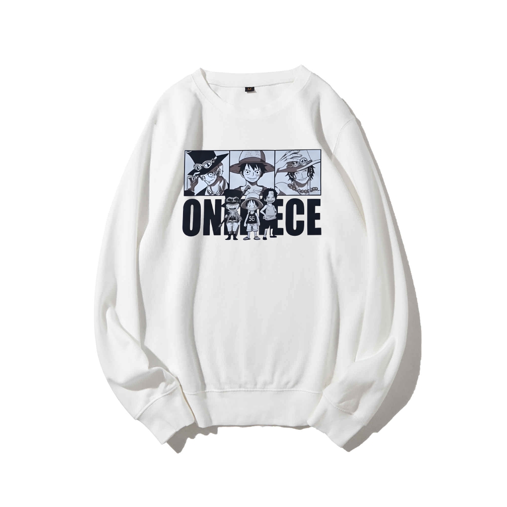 Onepiece Casual Crewneck Sweatshirt