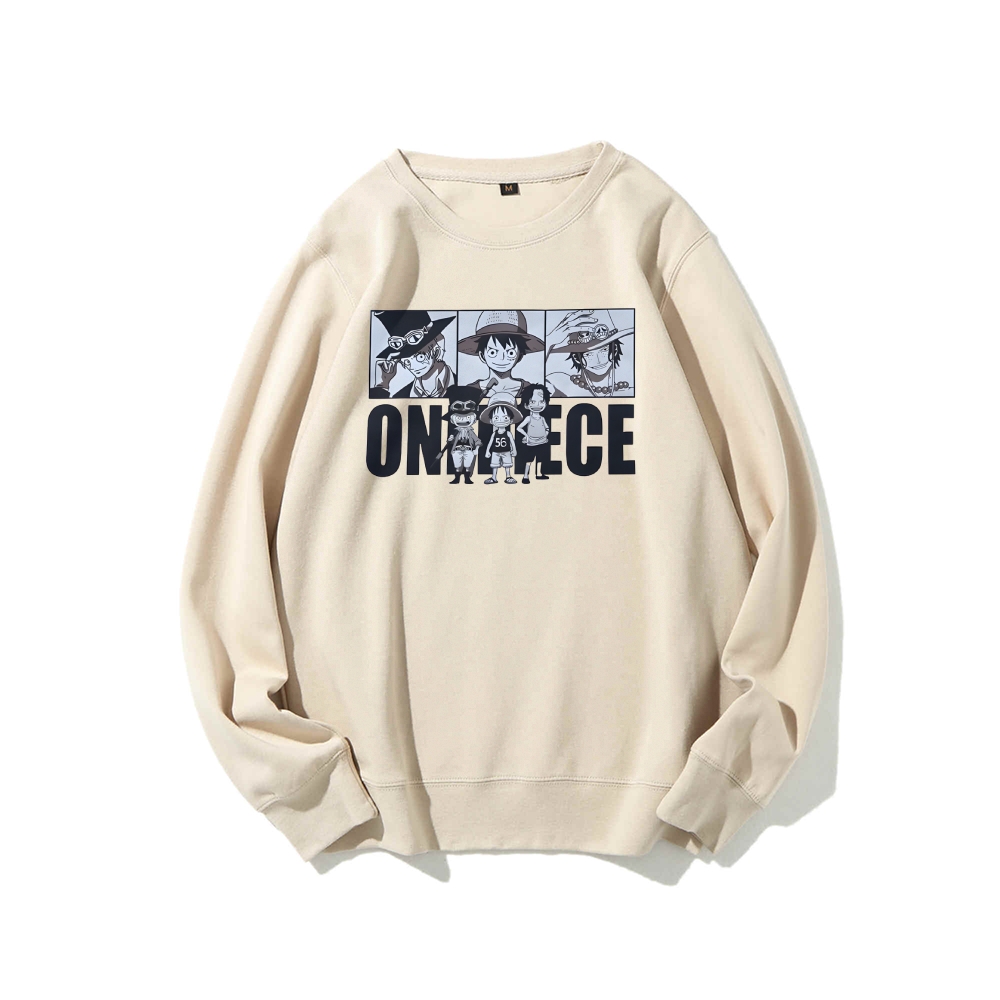 Onepiece Casual Crewneck Sweatshirt