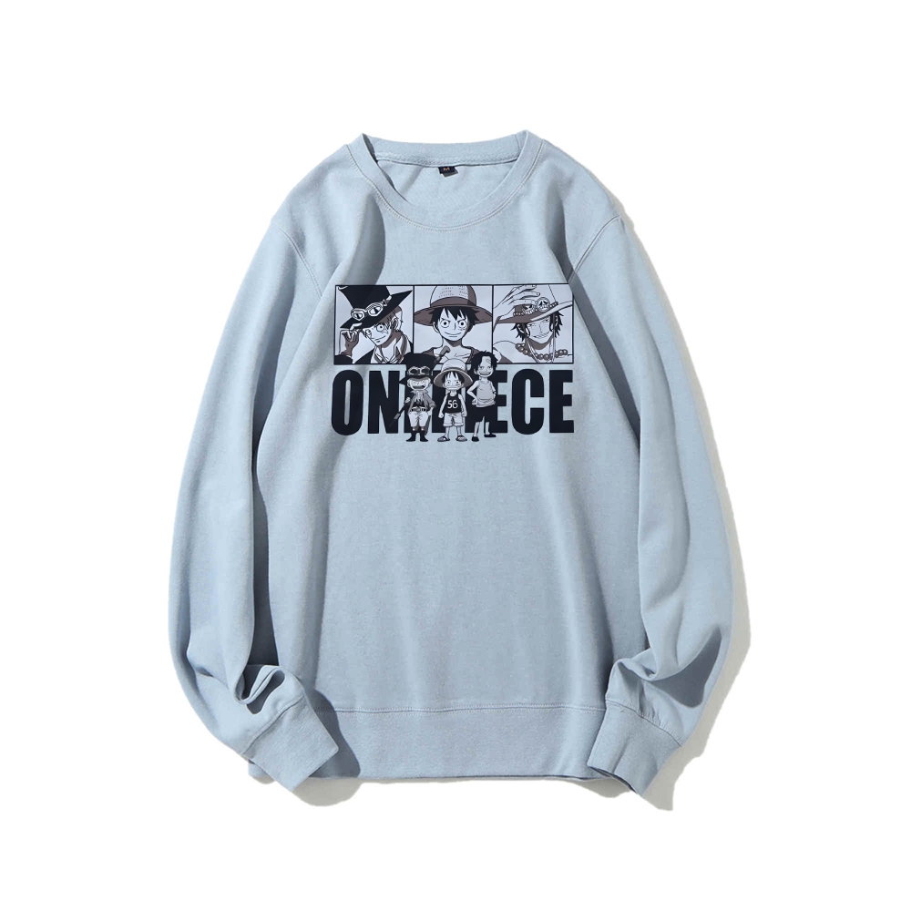 Onepiece Casual Crewneck Sweatshirt