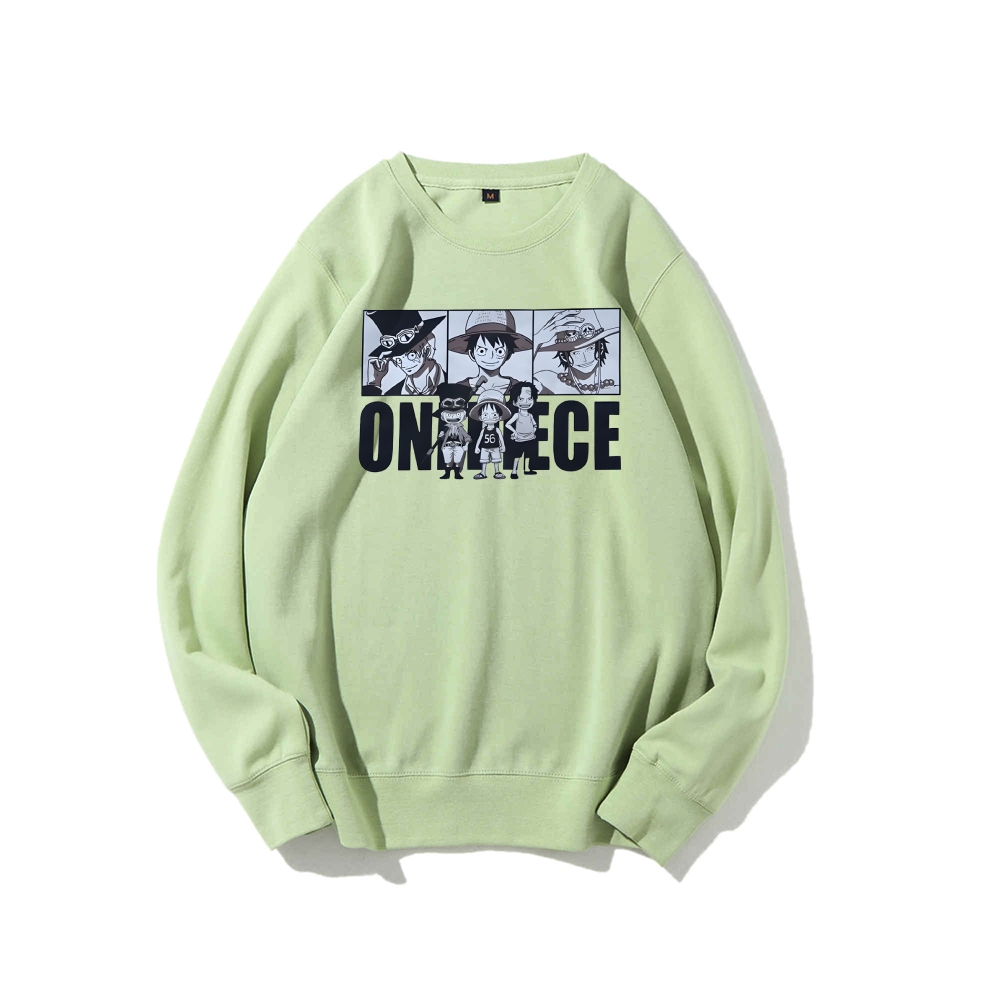 Onepiece Casual Crewneck Sweatshirt
