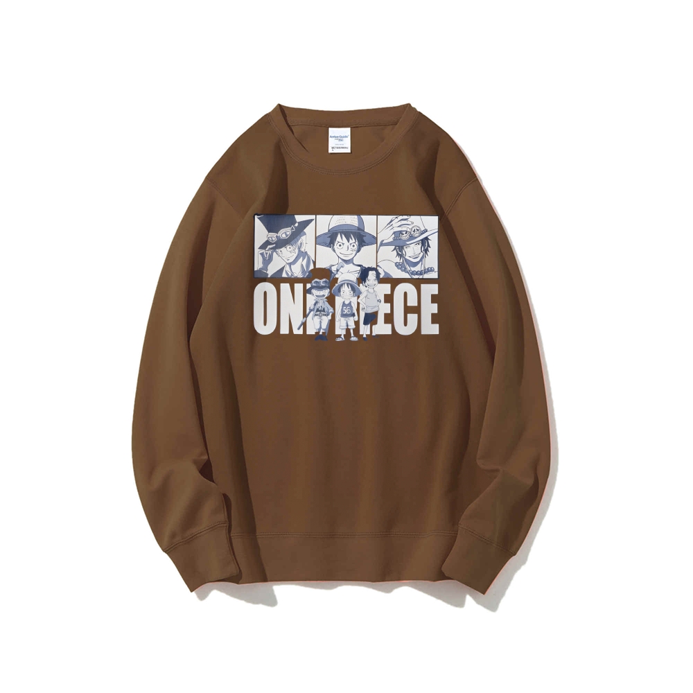 Onepiece Casual Crewneck Sweatshirt