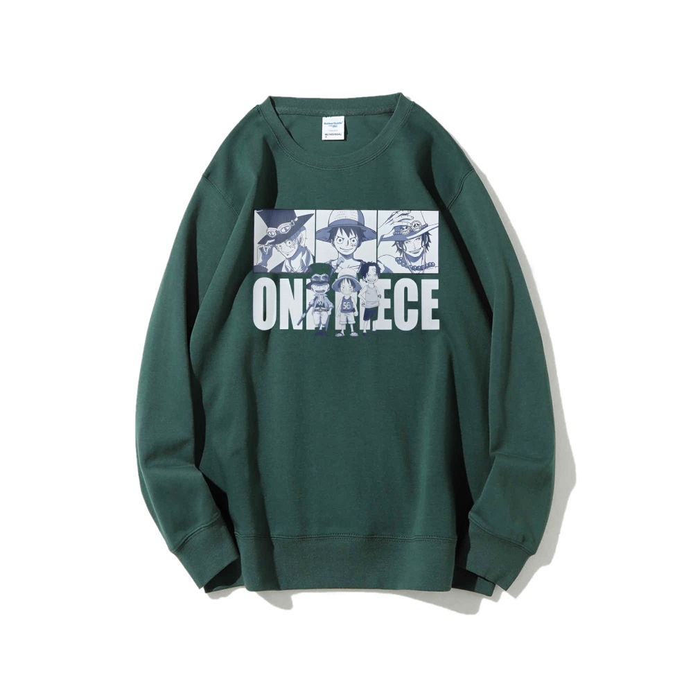 Onepiece Casual Crewneck Sweatshirt